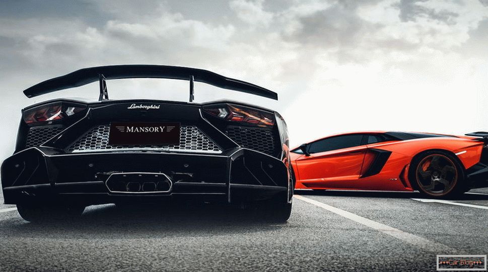 Lamborghini Aventador Mansory tekmovanje