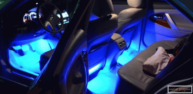 kako narediti luči v avtu z lastnimi rokami