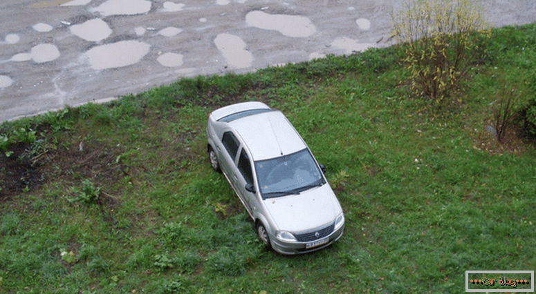 kakšna je kazen za parkiranje na travniku