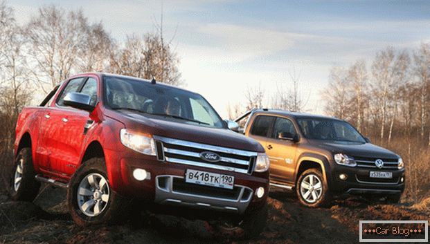 Primerjajte nemški in ameriški pickup - Volkswagen Amarok in Ford Ranger