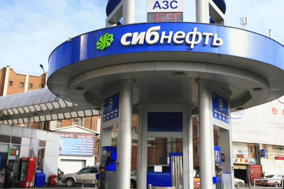 Phaetonska bencinska črpalka v Rusiji