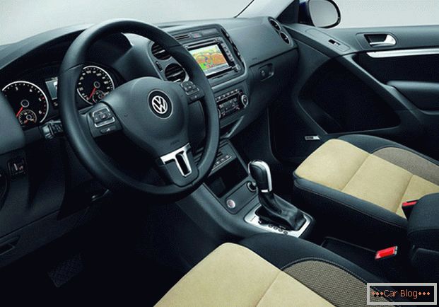V notranjosti Volkswagen Tiguan