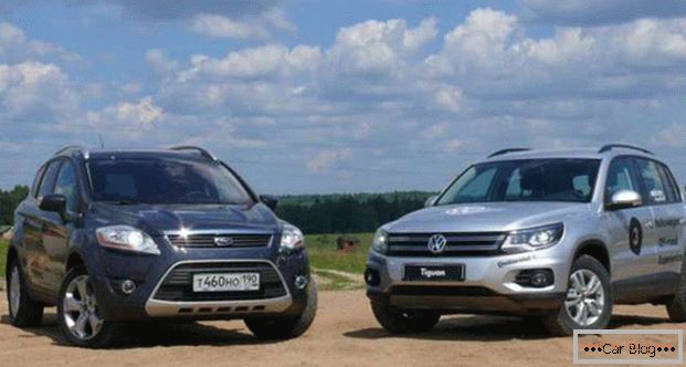Ford Kuga in Volkswagen Tiguan - križišča, ki združujejo slog in zanesljivost