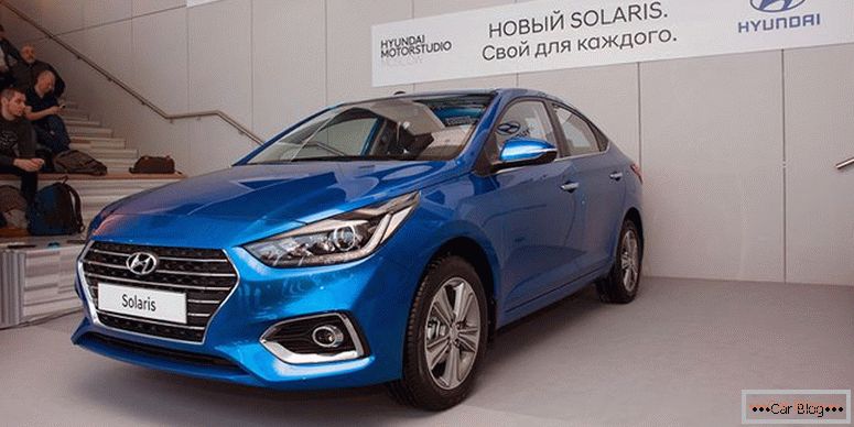novo Hyundai Solaris Cena