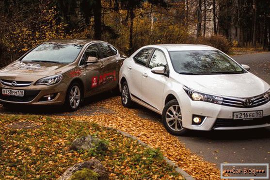Avtomobili Toyota Corolla in Opel Astra - še ena konfrontacija japonskih inovacij in nemške kakovosti