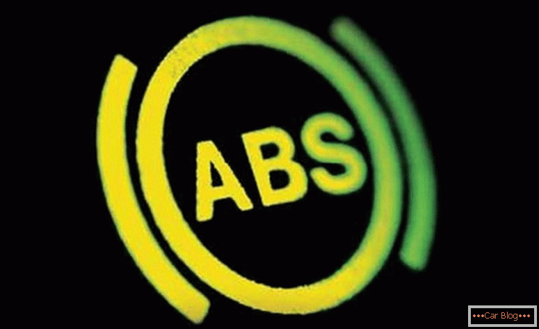 kakšne so težave, če se med vožnjo ABS prižge lučka ABS