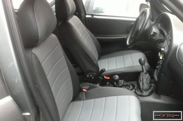Salon Chevrolet Niva se je izkazal za prostoren, udoben in ergonomičen