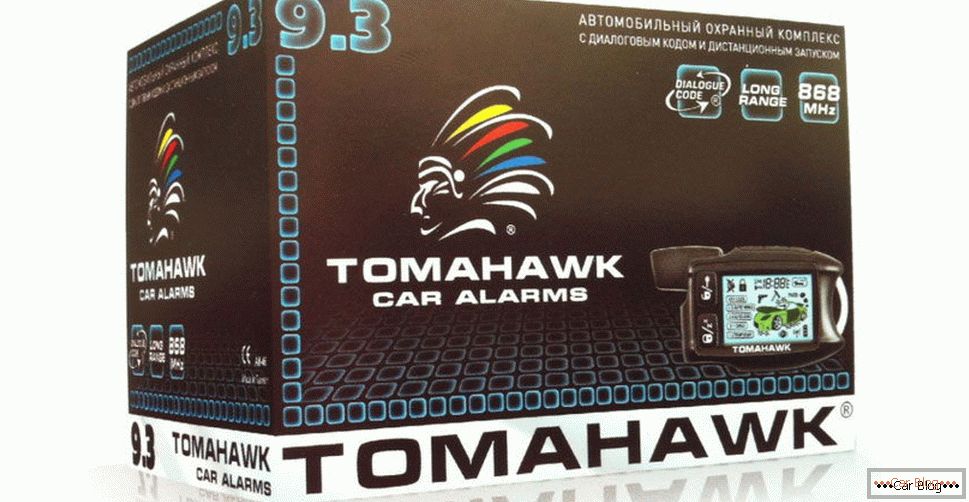Avtomobilski alarm Tomahawk 9.3