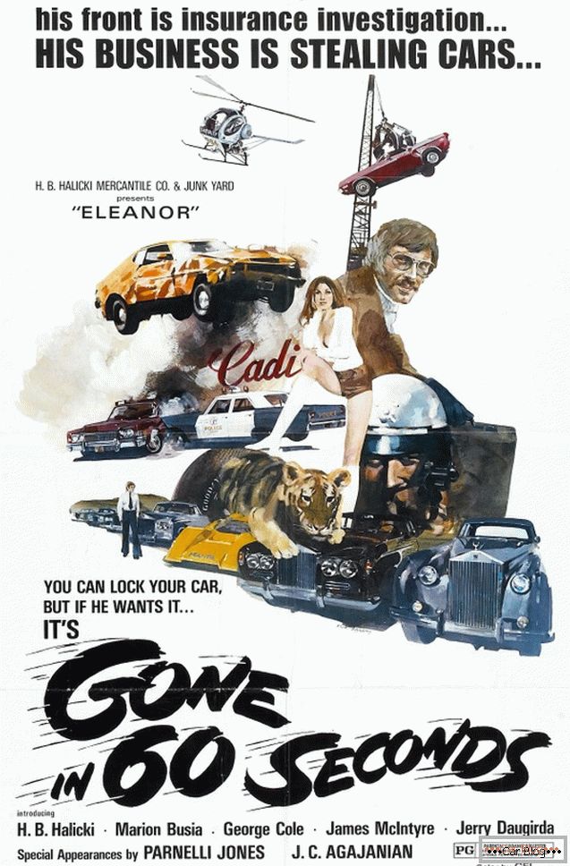 Poster za film Gone v 60 sekundah leta 1974