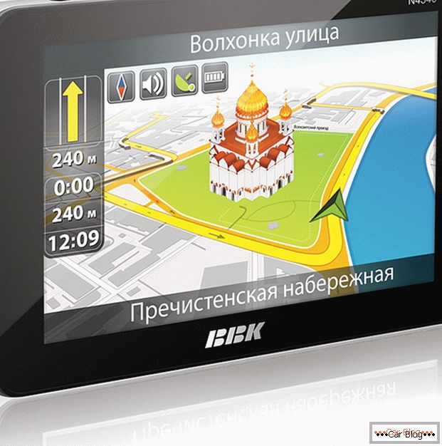 Moderni GPS navigator
