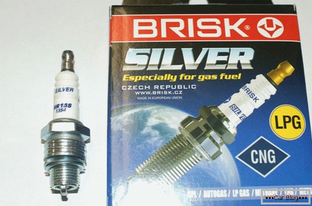 Brisk Silver - svečke za avtomobile na plin