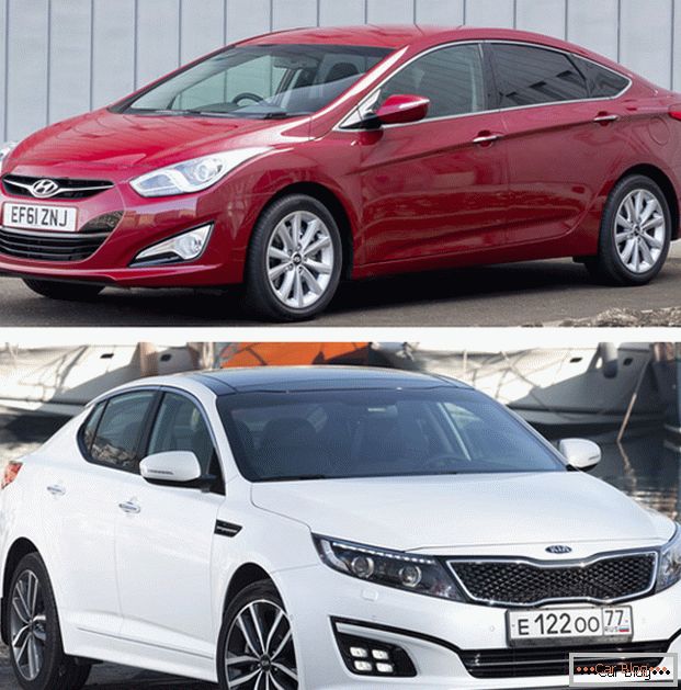Avtomobili KIA Optima ali Hyundai 40 - enaki po ceni in različni po značilnostih