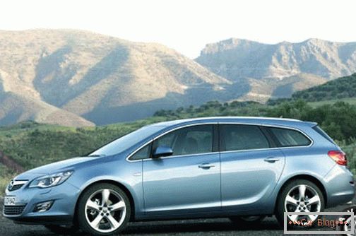 Specifikacije vagona Opel Astra