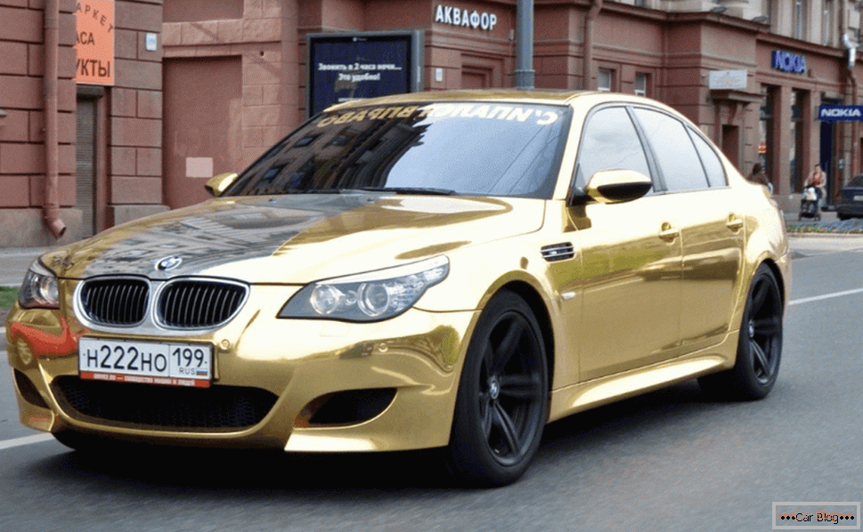 Zlati športi BMW serije 5