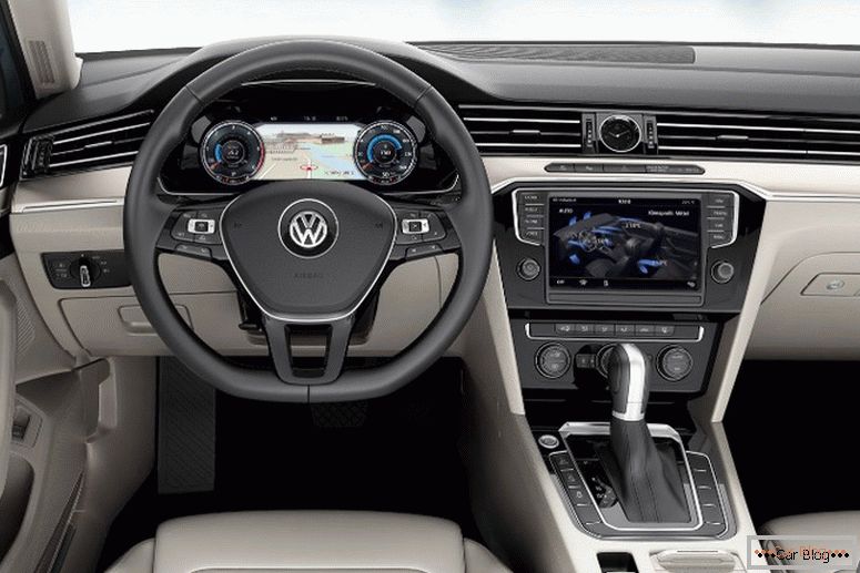 Notranjost zaključka Volkswagen Passat B8